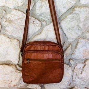 Spanish Leather Crossbody Bag